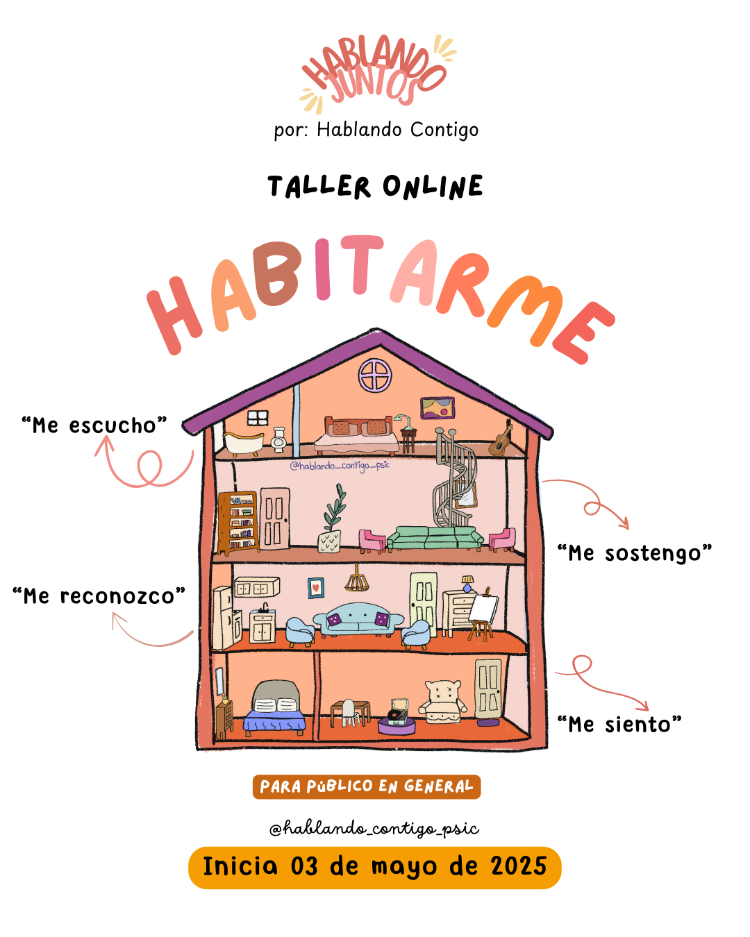 HABITARME: Taller online de conexión contigo misma